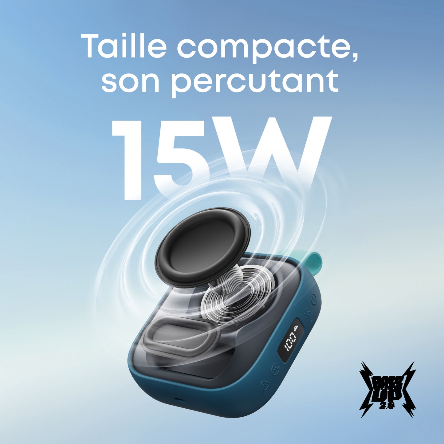 Boom Go 3i | enceinte portable, son percutant 15 W