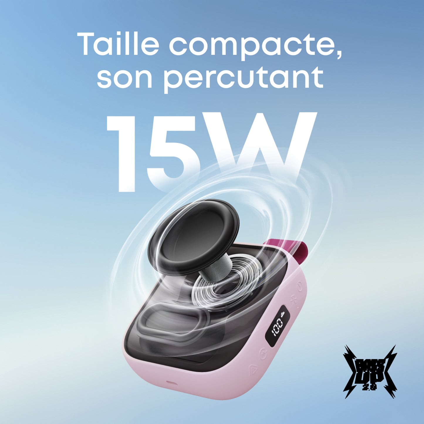 Boom Go 3i | enceinte portable, son percutant 15 W