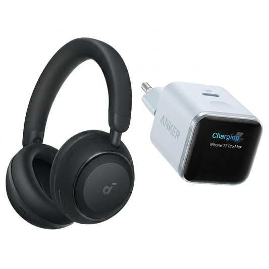 Space 2 + Chargeur Anker Nano (45 W, écran intelligent)