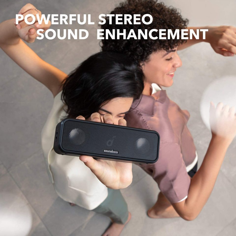 Anker Soundcore 3-Enceinte Bluetooth, haut-parleur avec son stéréo,  autonomie de 24 heures, étanche IPX7, diaphragme en titane pur - AliExpress